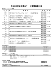 令和6年度岩手県スケート連盟事業計画のサムネイル